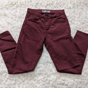 Maroon Topshop Leigh Jeans